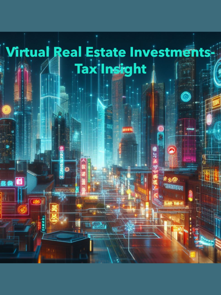 Virtual Real Estate Investments-Tax Insight: How to Manage